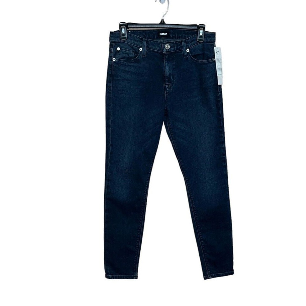 Women’s Nwt Hudson Nick Mid-Rise Super Skinny Ankle Jeans In Lvlo Denim Casual